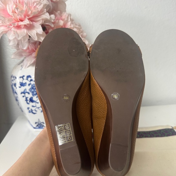 Tory Burch Brown Leather wedges